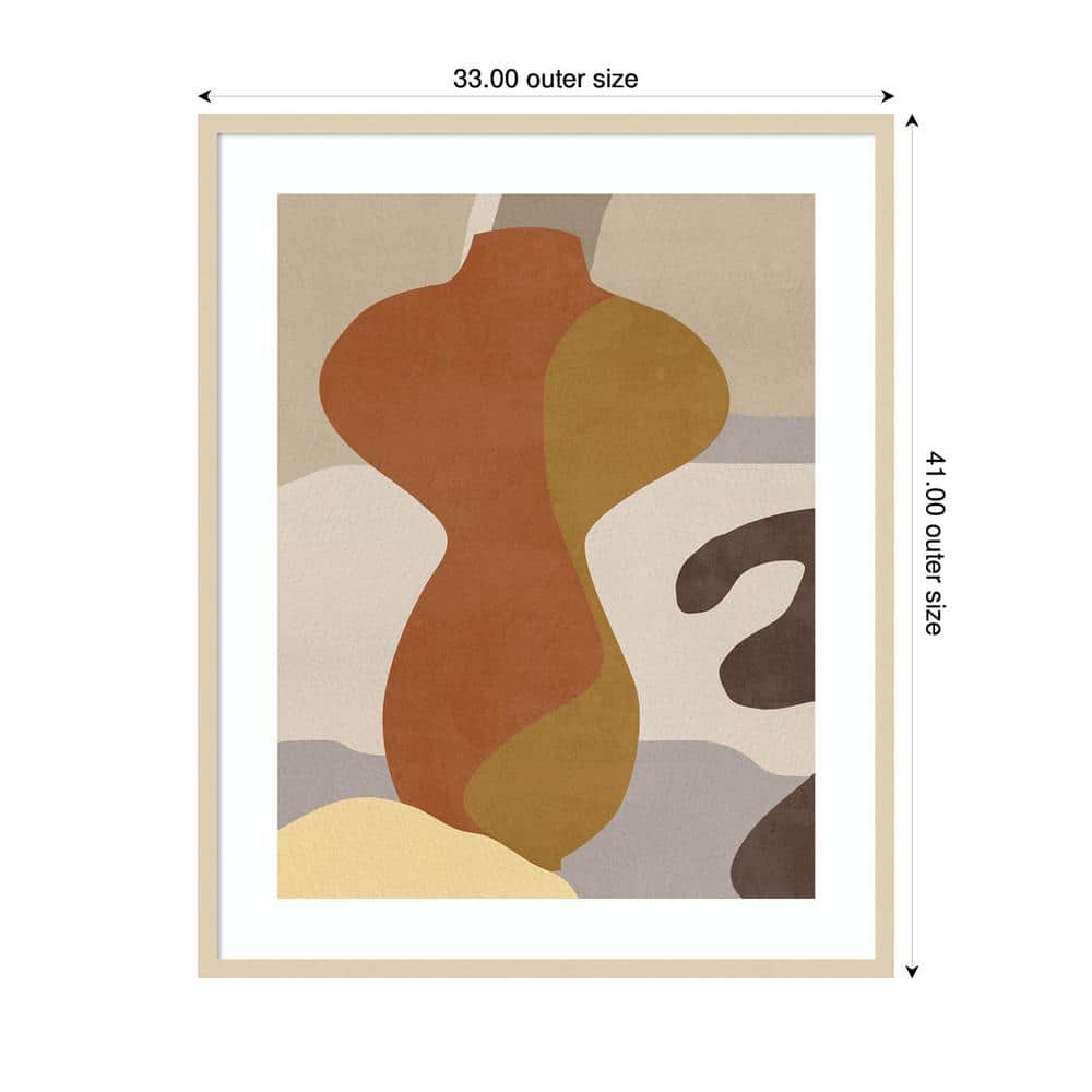 Houseplants II Svelte Natural Framed Abstract Print