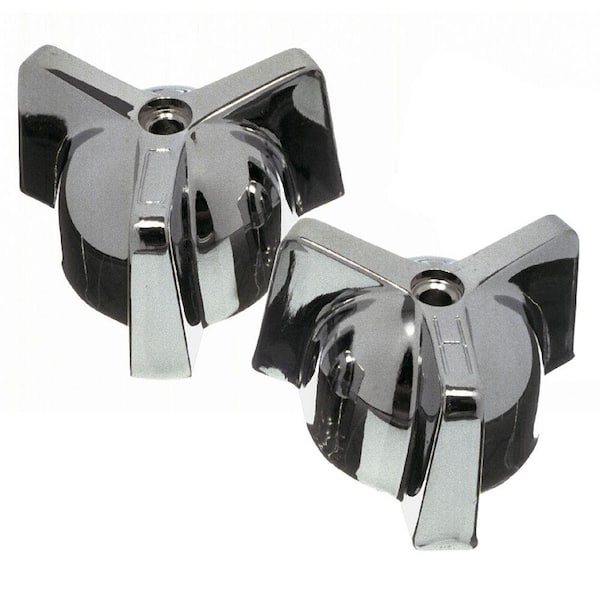 DANCO 1-9/16 in. Metal Hot and Cold Handles for Streamway Faucets, Chrome