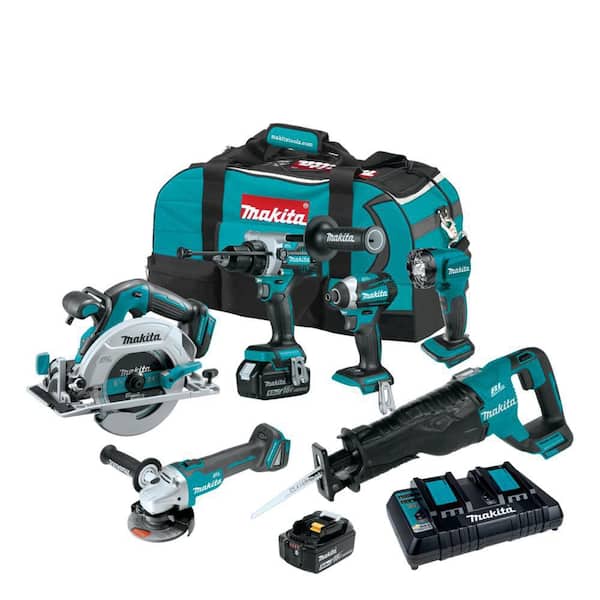 Makita - ヤダヨロ！！18V 5個セット Makita 18V 5.0Ah LXT Brushless 6-Piece Kit(Hammer Driver