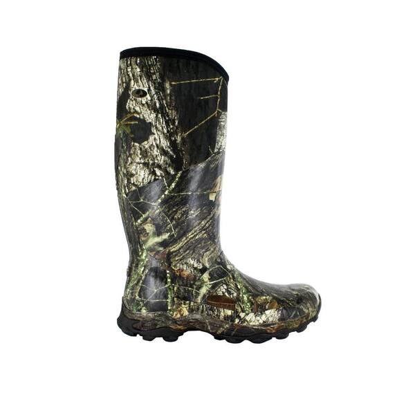 BOGS World Slam Camo Men 17 in. Size 7 Mossy Oak Rubber with Neoprene Waterproof Hunting Boot