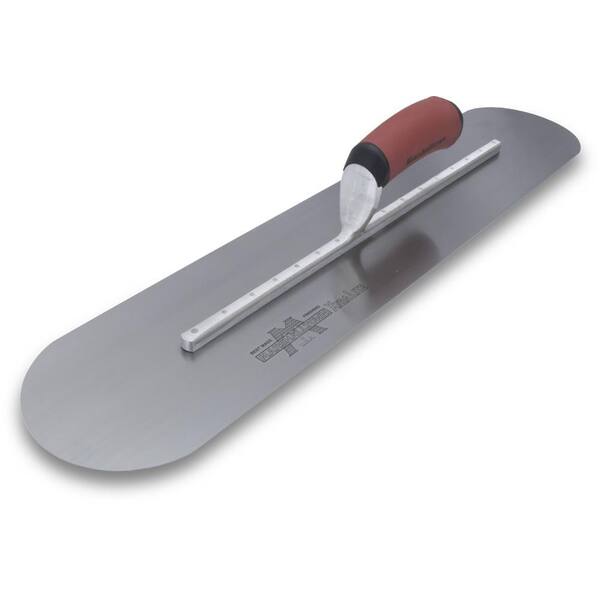 MARSHALLTOWN 24 in. x 5 in. Finishing Trl-Fully Rounded Curved Durasoft Handle Trowel