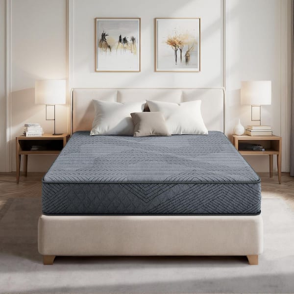 Cooling Breathable Twin XL Medium Hybrid Memory Foam 10 in. Bed-in-a-Box Mattress