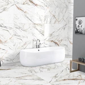 Picasso White Matte 24 in. x 48 in. Porcelain Floor and Wall Tile (15.39 Sq. Ft./Case)