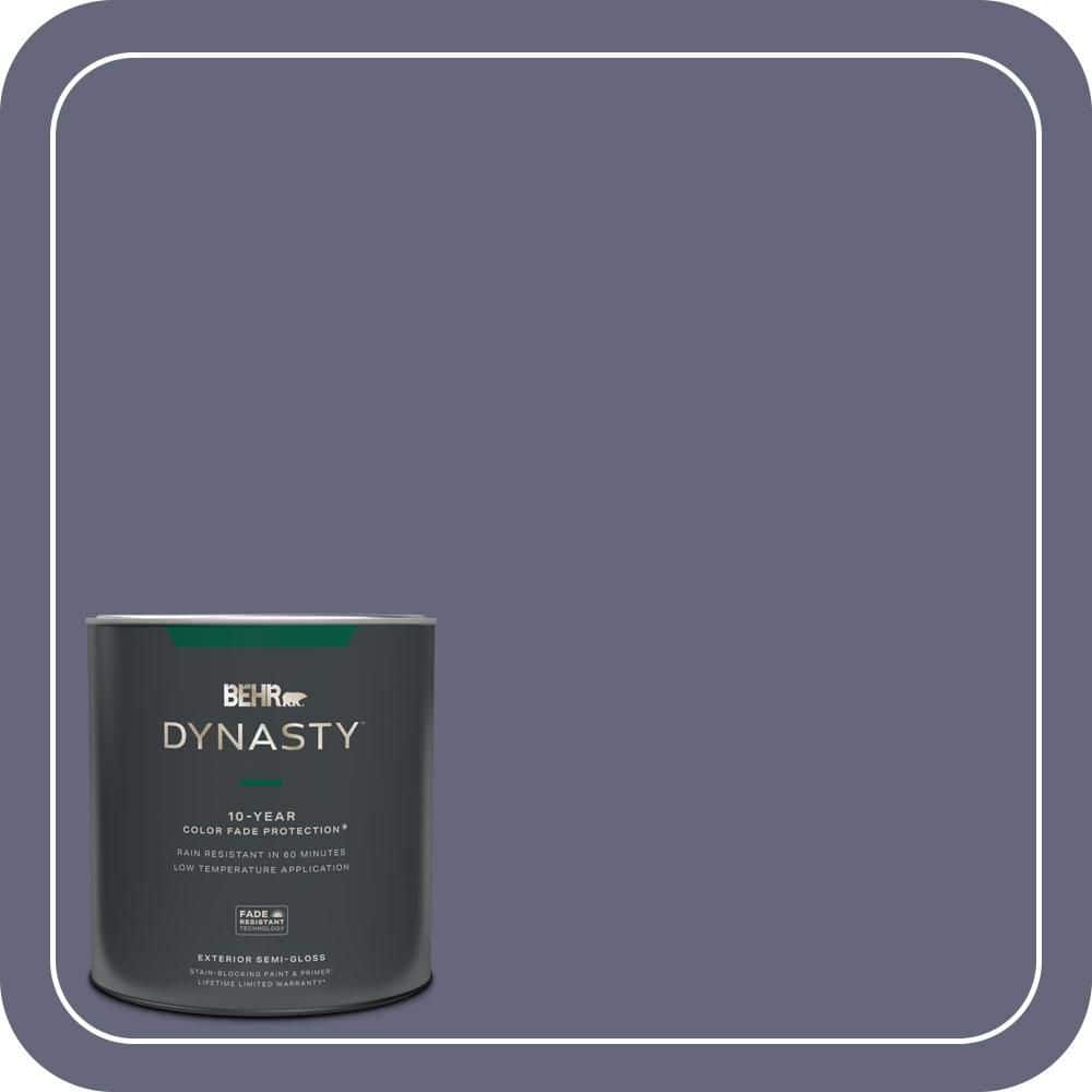 1 qt. #630F-6 Violet Evening Semi-Gloss Exterior Stain-Blocking Paint & Primer price history on PriceWatchPro