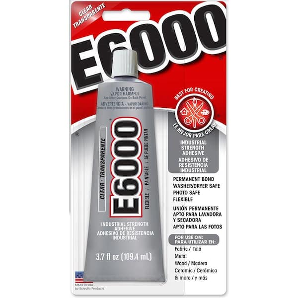 E6000 3.7 fl. oz. Clear Medium Viscosity Adhesive (6-Pack) 230022