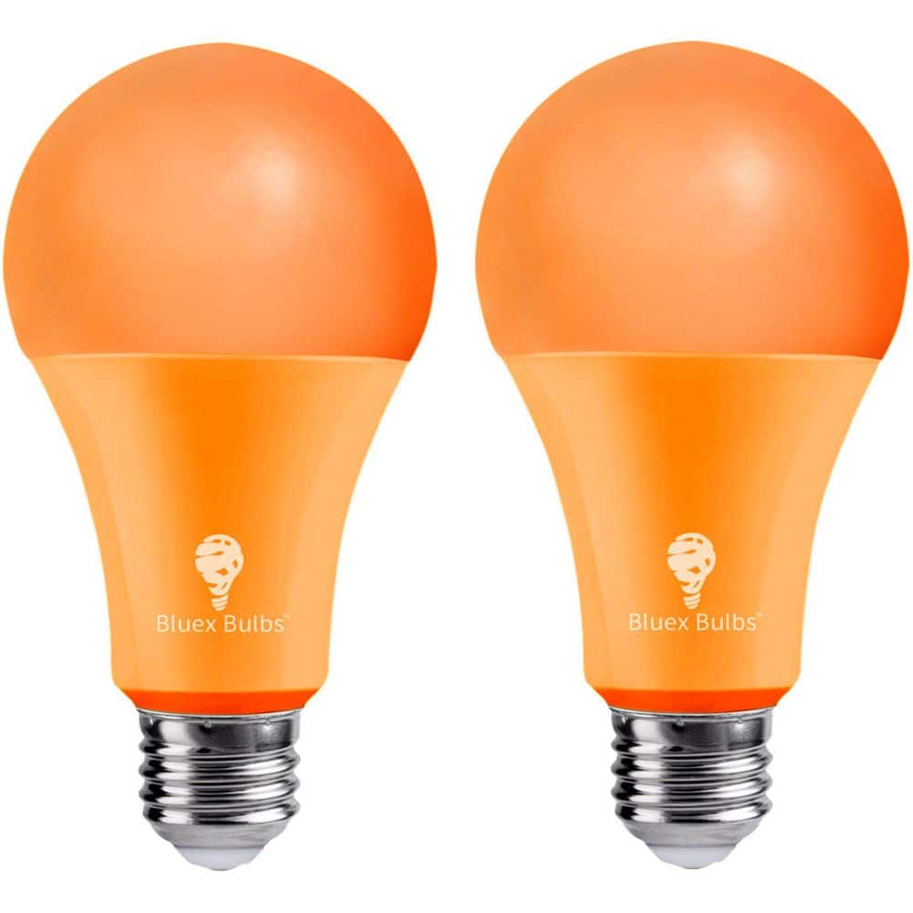 100-Watt Equivalent A21 Decorative Indoor/Outdoor LED Light Bulb in Orange (2-Pack) price history on PriceWatchPro