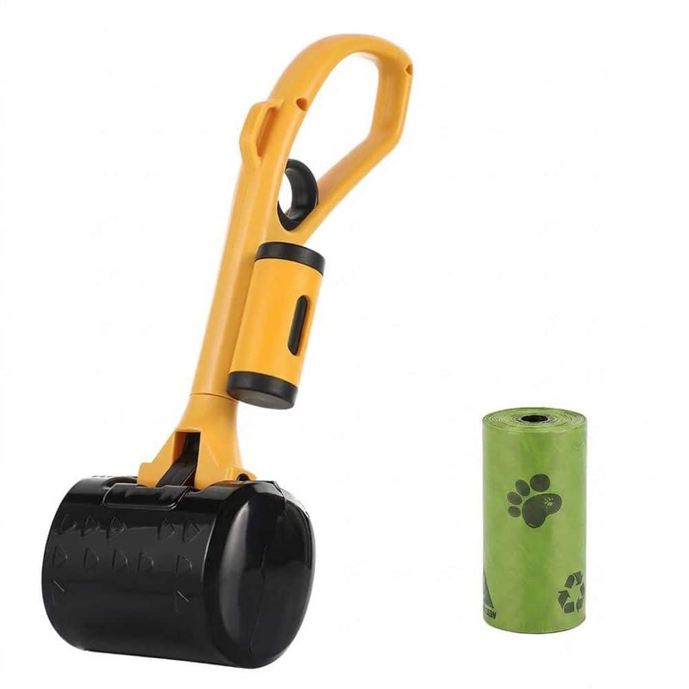 Garden Tool Set Pet Waste Pooper Scooper with Integrated Bag Compartment, 7 Dog Poop Bags, 1 Dispenser price history on PriceWatchPro