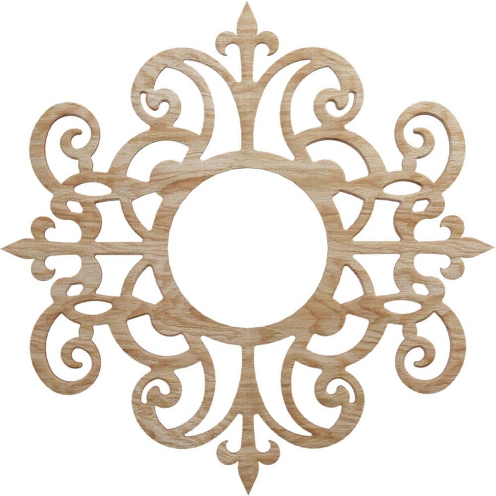 0.375 in. x 5.875 in. x 18 in. Wood Medallion Moulding price history on PriceWatchPro