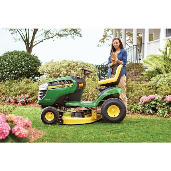 john deere e120 42 in hydrostatic lawn tractor