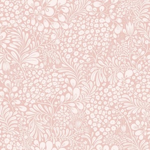 Siv Pink Botanical Non-Pasted Paper Wallpaper