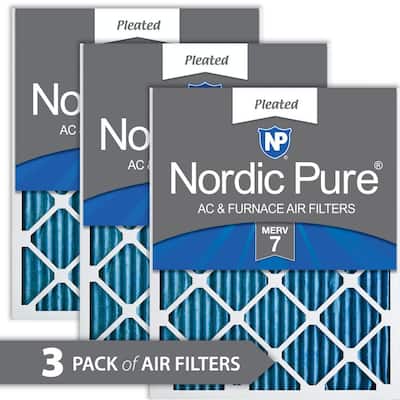 Nordic Pure 16x30x1 MERV 8 Tru Mini Pleat AC Furnace Air Filters 16 x 30 x 1 3 