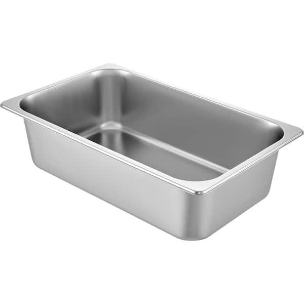 21.7 qt. Stainless Steel Hotel Pans Full Size 20.9 x 12.8 x 5.9 in. Chafing Dish Buffet Set Roasting Pan (6-Pack)