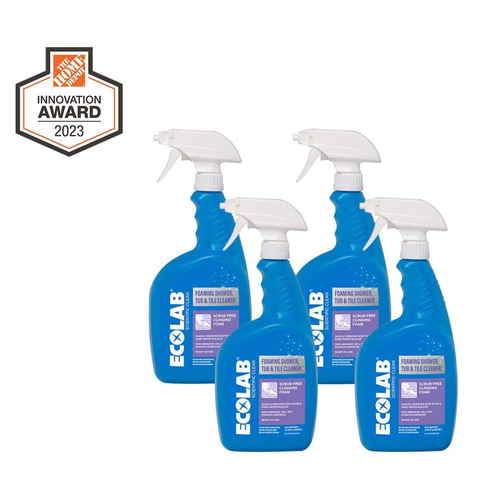 32 oz. Foaming Shower, Tub and Tile No-Scrub All Purpose Cleaner, for Bathr