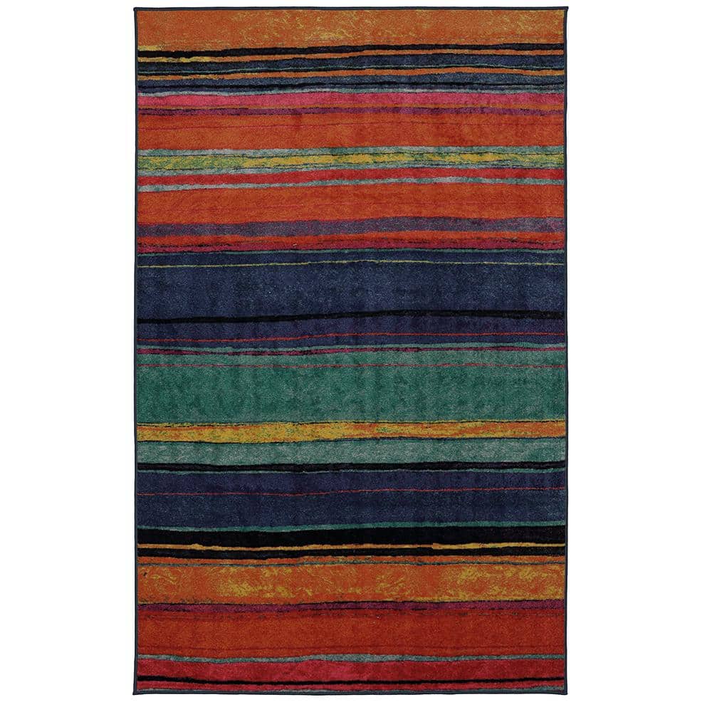5'4 x 7'8 Joy Carpets Kaleidoscope Multicolored Whimsical Area Rugs Kapow