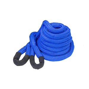 1TonX1M-3M nylon towing rope two ends buckle sling trailer rope with 1pc  hook or 2pcs