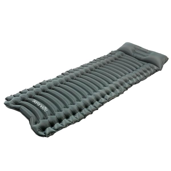 Gray Ultralight Sleeping Pad and Carrying Bag