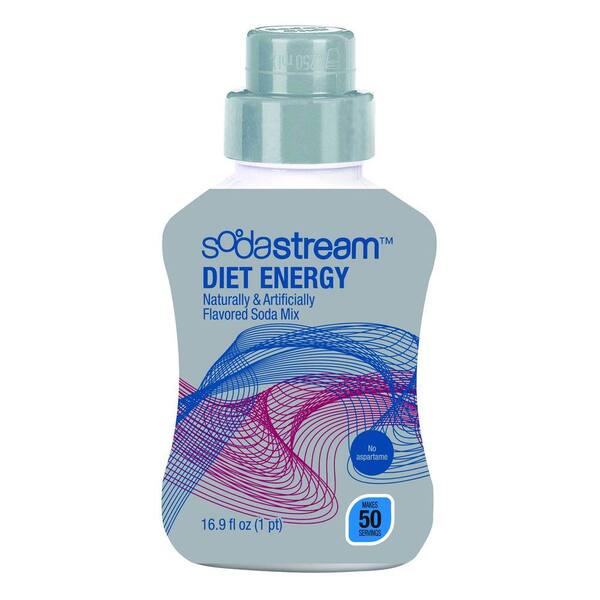 SodaStream 500ml Soda Mix - Diet Energy Drink (Case of 4)