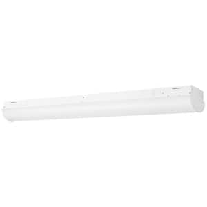 8 ft. Integrated LED Commercial Multi-Volt Dimmable Power and Color Tunable Linear Light Fixture, 3500K, 4000K, 5000K