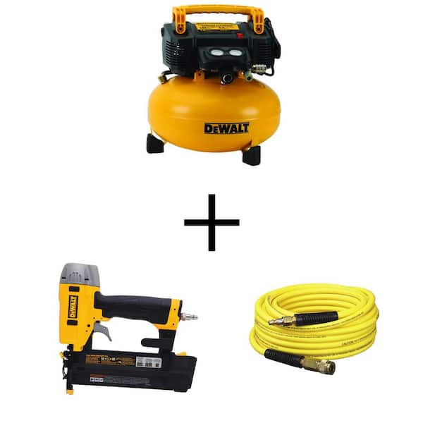 DEWALT 6 Gal. 165 PSI Electric Pancake Air Compressor with 18Gauge