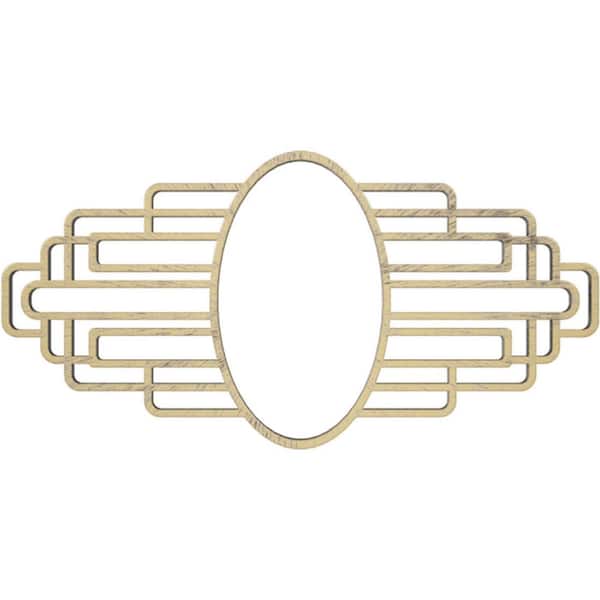 Ekena Millwork 32 in. W x 16 in. H x 15-1/8 in. H x 8-3/4 in. W x 1/2 in. P Elizabeth PVC Contemporary Ceiling Medallion