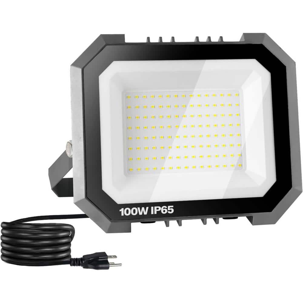 Lukyamzn 100W 10000LM 120 Degree Dusk to Dawn LED Waterproof