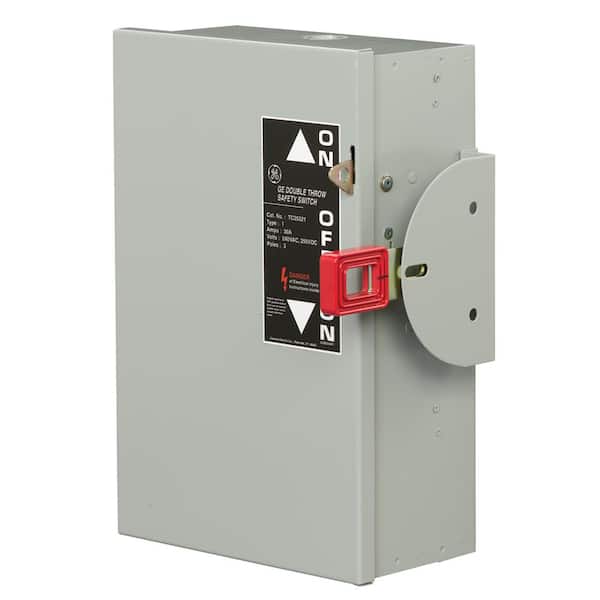 TC35322 GE 60 Amp Non-Fused Indoor General-Duty Double-Throw Safety Switch