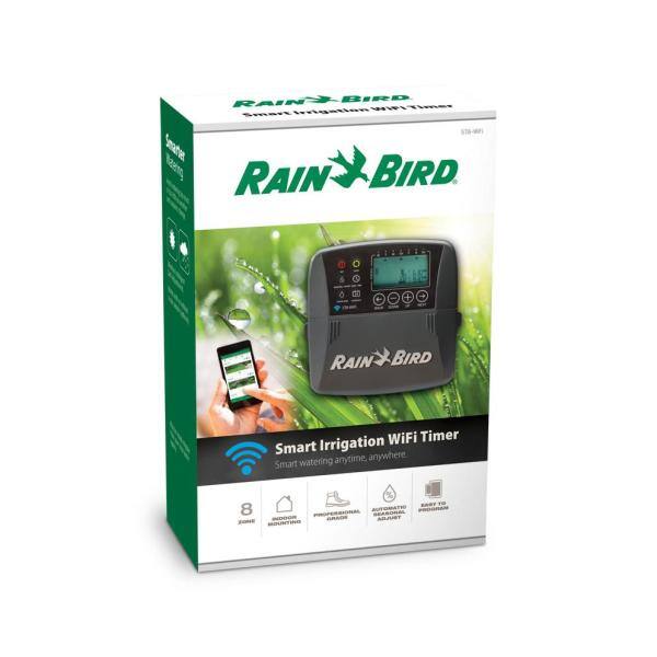 RAIN BIRD Smart WiFi Sprinkler Timer ST8o-WiFi 2.0-8 Zone AU Stock Fast Ship