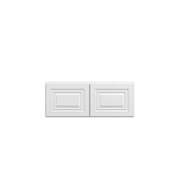 Damascus Raised 30 in. W x 12 in. H x 12 in. D in French Vanilla Plywood Assembled Wall Cabinet