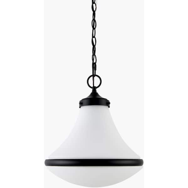 Colleen OLT-001 13"L x 13"W x 15"H 1 Lights Powder Coated Black Pendant