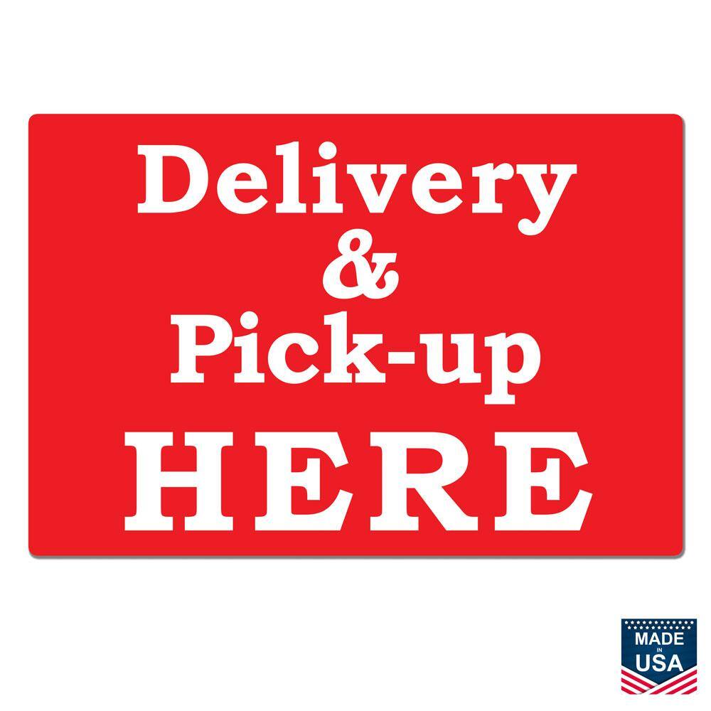 12 in. x 18 in. Longer-Lasting Styrene Plastic Printed on More Durable Thicker Delivery and Pick-Up Call Sign price history on PriceWatchPro