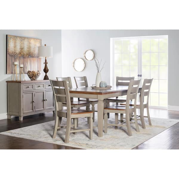 Vista Unfinished Wood Ladderback Chair (Set of 2)