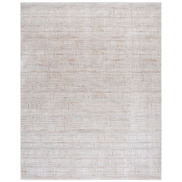 Garnet 10 ft. x 13 ft. Beige/Ivory Abstract Distressed Area Rug