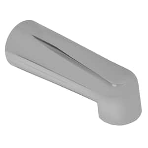 Metal 7 in. Tub Filler Spout with 1/2 in. CTS Slide Connection in Chrome Plated