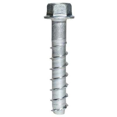 Simpson Strong Tie TTN218234PFC8 Titen 3/16 x 2-3/4 Phillips Flat Head Concrete and Masonry Screw 8 per clamshell 