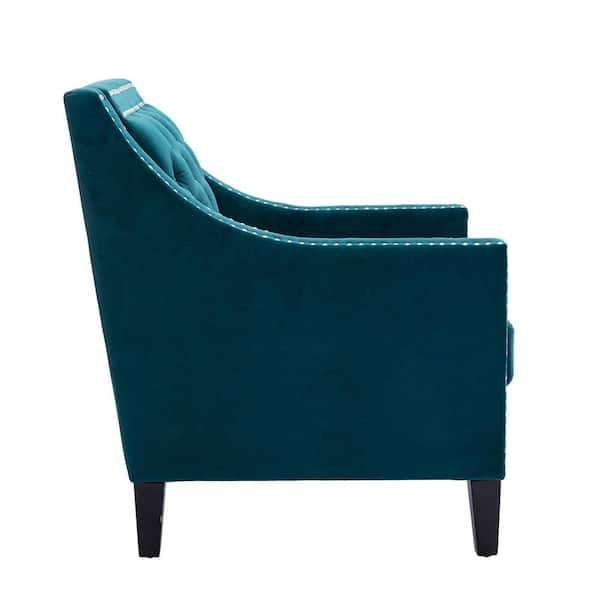 Deep teal accent discount chair