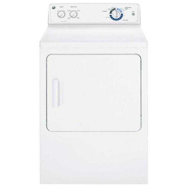 GE 6.8 cu. ft. Gas Dryer in White