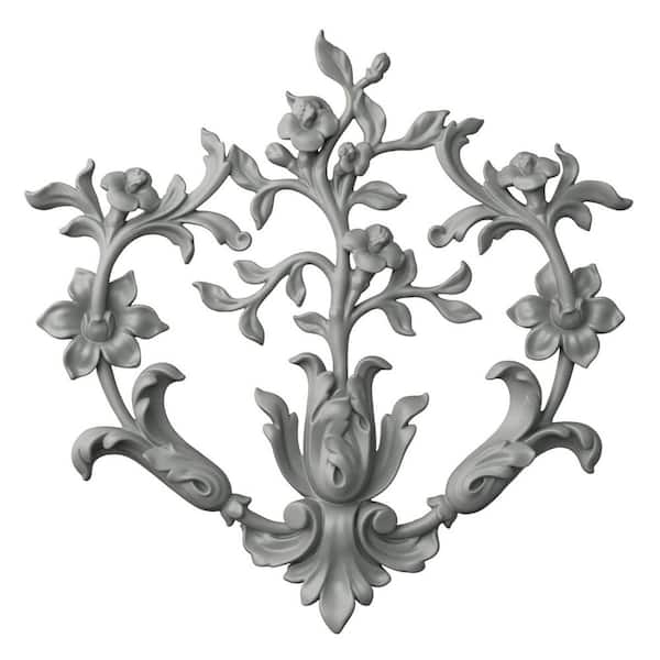 Ekena Millwork 1.13 in. x 16.125 in. x 14.875 in. Polyurethane Applique & Onlay Moulding