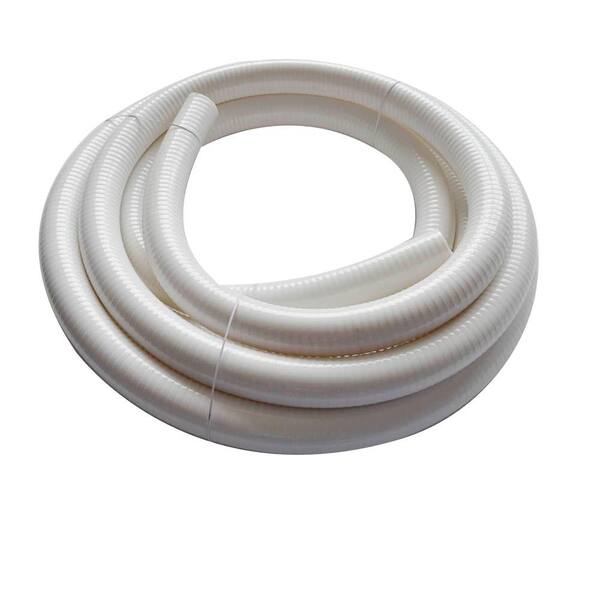 Green Vista 5-Foot Universal Kink-Free Spiral Corrugated PVC Pond Hose – 2-Inch ID, Flexible Tubing For Ponds, Freshwater Use