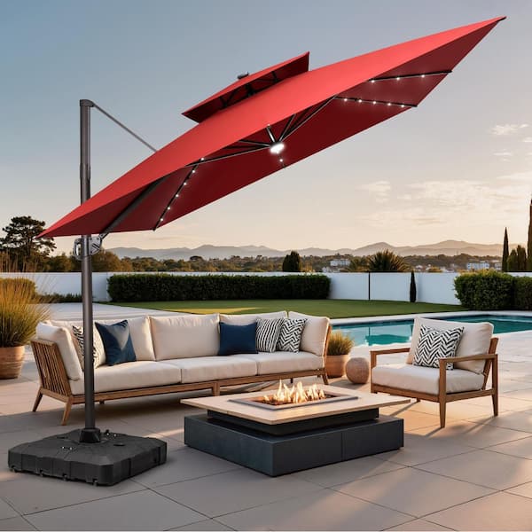 11 cantilever patio umbrella gazebo 11 ft Cantilever Umbrella Replacement Canopy