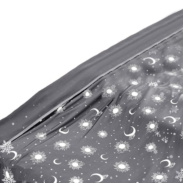 Afoxsos Dark Grey Sky Cooling Queen Size Blanket for Hot Sleepers Polyester