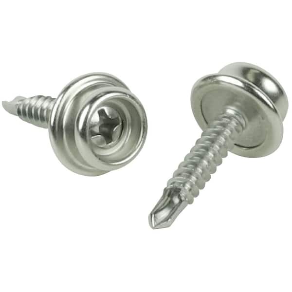 Seachoice 3/4 in. Button Stud Self-Drilling Screw (50-Pack)