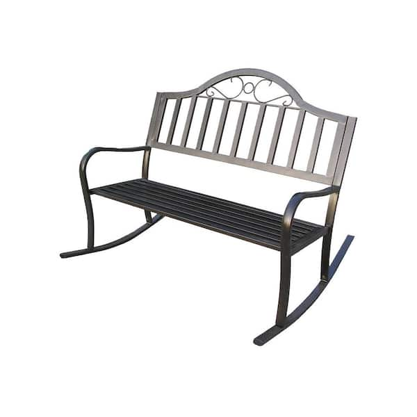 Oakland Living Rochester Rocking Patio Bench