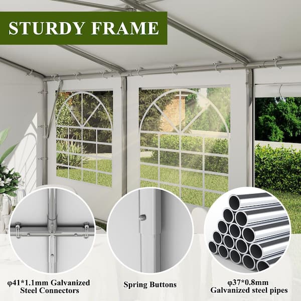 COVERONICS 13 ft. x 20 ft. Outdoor Party Tent with Removable