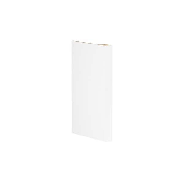 Designer Series 3 in. W x 24.5 in. D x 34.5 in. H Dishwasher Return End Panel in White