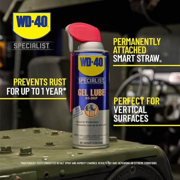 10 oz. Gel Lube, No-Drip Formula with Smart Straw Spray