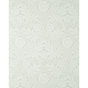 Camille Light Grey Damask Matte Non-pasted Paper Wallpaper