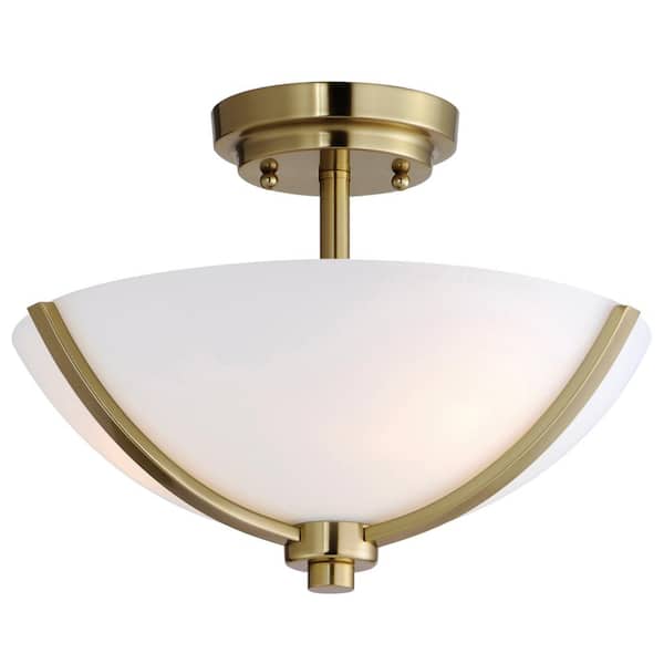 Maxim Lighting Deven 5.07 in. 3-Light Semi-Flush Mount