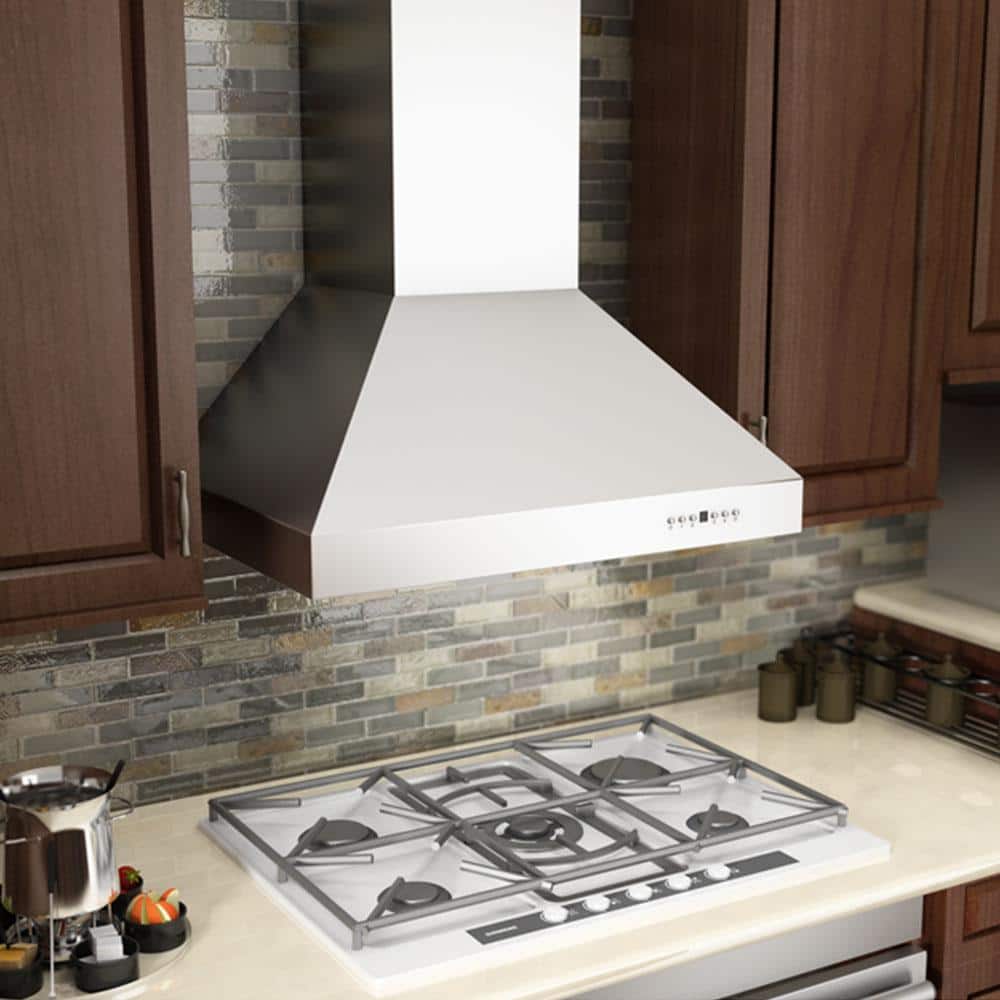 60" Stainless Steel Convertible Wall Mounted Range Hood