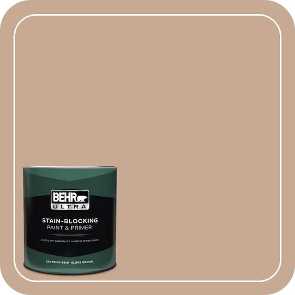 BEHR ULTRA 1 qt. #ECC-42-1 Fox Hill Semi-Gloss Enamel Exterior Paint & Primer