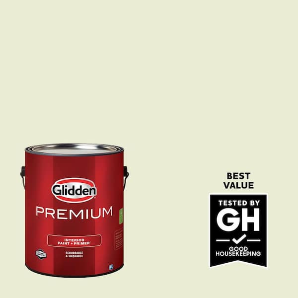 Glidden Premium 1 gal. PPG1116-1 Just Perfect Satin Interior Latex Paint